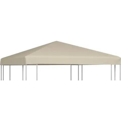 vidaXL Prieeldak 310 g/m² 3x3 m beige  VDXL_44778