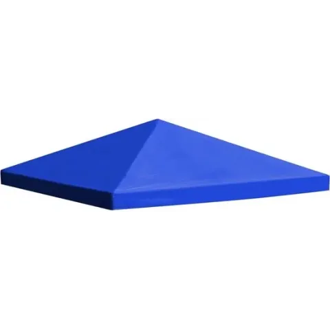 vidaXL Prieeldak 310 g/m² 3x3 m blauw