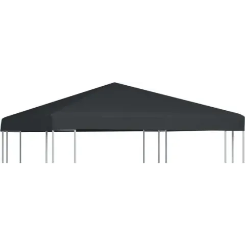 vidaXL Prieeldak 3x3 m 310 g/m² grijs