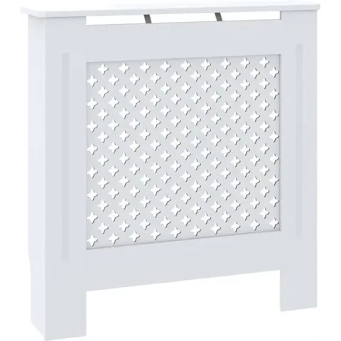 vidaXL Radiatorombouw 78 cm MDF wit  VDXL_325567
