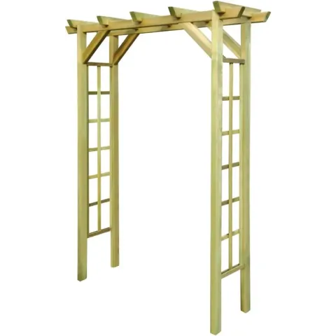 vidaXL Rozenboog 150 x 50 x 200 cm geïmpregneerd hout