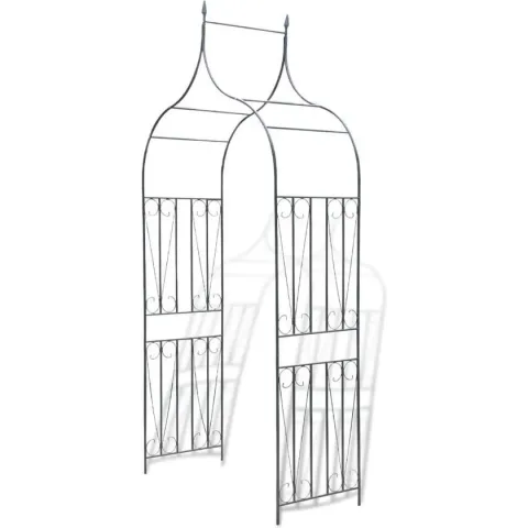 vidaXL - Rozenboog Rozenboog piek ontwerp 283 cm