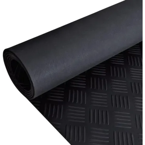 vidaXL Rubberen anti-slip vloermat 2x1m traanplaat