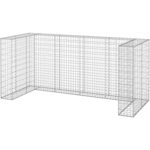 vidaXL Schanskorfmuur containers 250x100x110 cm gegalvaniseerd staal