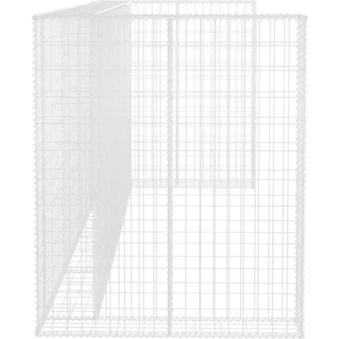 vidaXL Schanskorfmuur containers 320x100x120 cm gegalvaniseerd staal  VDXL_145614