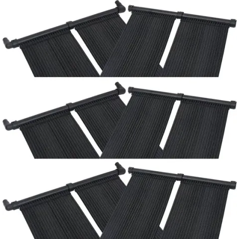 vidaXL Solarverwarmingspanelen voor zwembad 6 st 80x310 cm