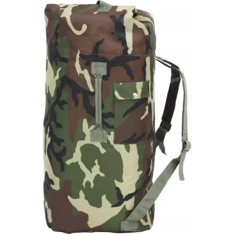 vidaXL Sporttas legerstijl 85 L camouflage