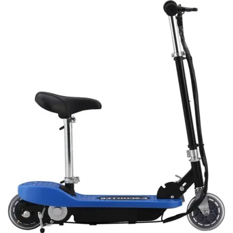 vidaXL Step elektrisch met zitje 120 W blauw