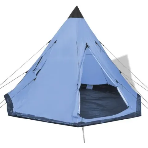 Vidaxl Tent - Blauw - 4 Persoons