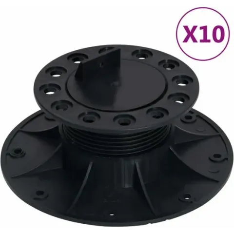 vidaXL Terrasdragers verstelbaar 10 st 60-88 mm