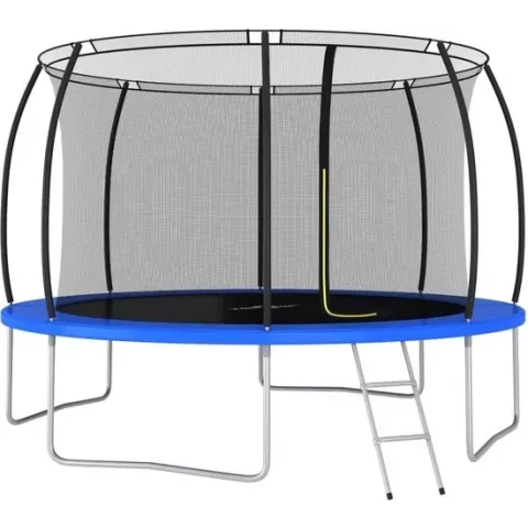 vidaXL Trampolineset rond 150 kg 366x80 cm
