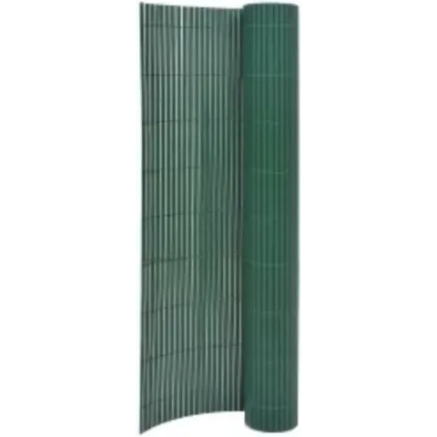vidaXL Tuinafscheiding dubbelzijdig 110x500 cm groen