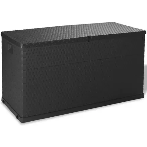 vidaXL Tuinbox - 420L - 120x56x63 cm (LxBxH) - Antraciet