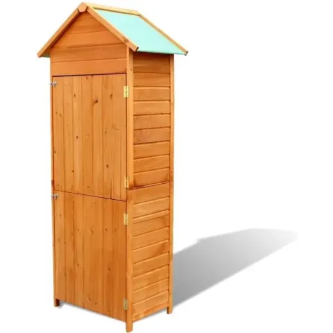 vidaXL Tuinkast 79x49x190 cm bruin