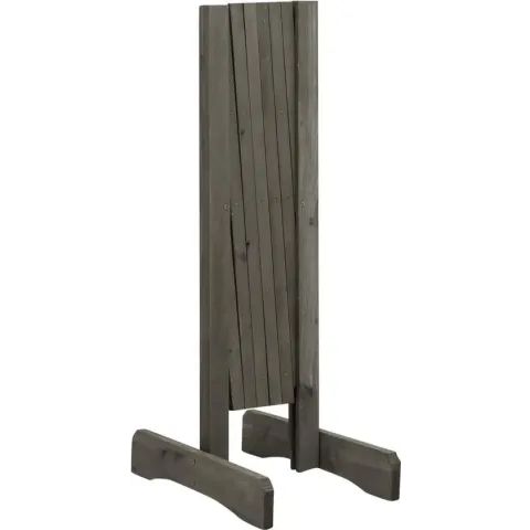 vidaXL Tuinlatwerk 120x60 cm massief vurenhout grijs  VDXL_314823