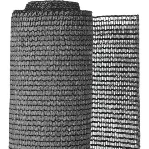 vidaXL Tuinscherm 1,5x5 m PE antraciet  VDXL_428528