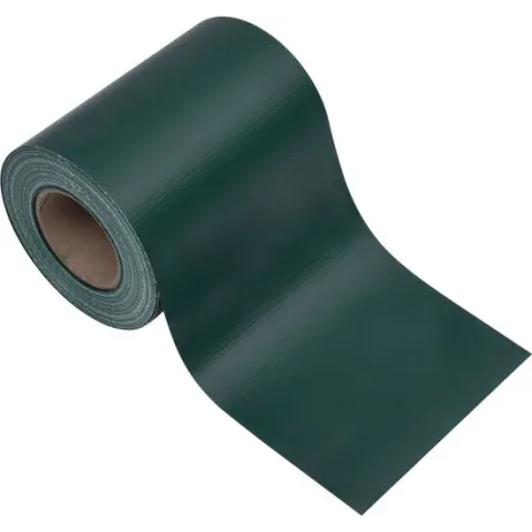 vidaXL Tuinscherm 35x0.19 m PVC matgroen