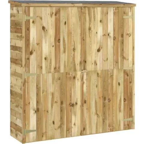 vidaXL Tuinschuur 163x50x171 cm massief grenenhout