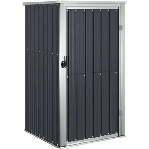 vidaXL Tuinschuur 88x89x161 cm gegalvaniseerd staal antracietkleurig