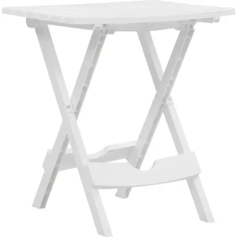 vidaXL Tuintafel inklapbaar 45.5x38.5x50 cm wit