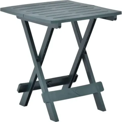 vidaXL Tuintafel inklapbaar 45x43x50 cm kunststof groen