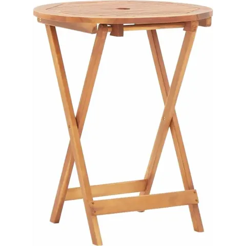 vidaXL Tuintafel inklapbaar 60x75 cm massief acaciahout