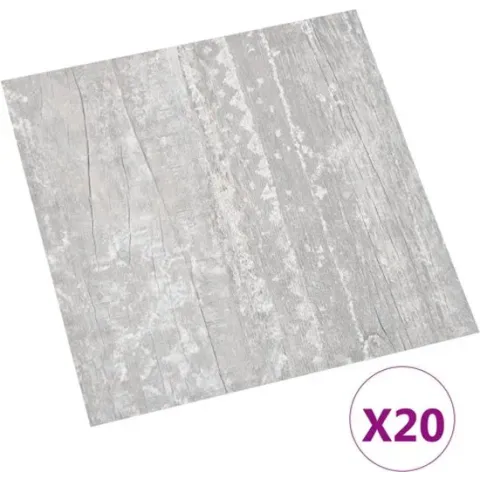 vidaXL Vloerplanken 20 st zelfklevend 1.86 m² PVC grijs