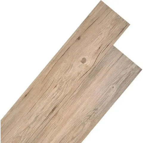 vidaXL Vloerplanken 5.26 m² 2 mm PVC eiken bruin