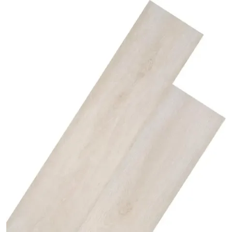 vidaXL Vloerplanken 5.26 m² 2 mm PVC klassiek wit eiken