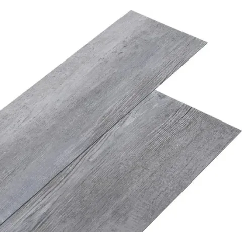 vidaXL Vloerplanken zelfklevend 5.02 m² 2 mm PVC mat houtgrijs