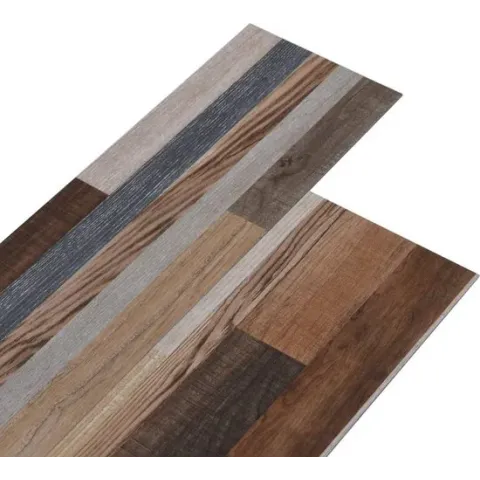vidaXL Vloerplanken zelfklevend 5.02 m² 2 mm PVC meerkleurig