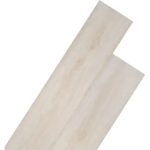 vidaXL Vloerplanken zelfklevend 5.21 m² 2 mm PVC klassiek wit eiken