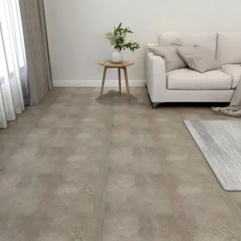 vidaXL Vloerplanken zelfklevend 55 st 5.11 m² PVC grijs