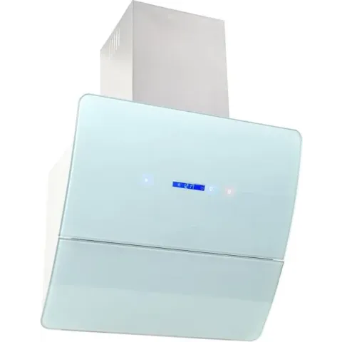 vidaXL Wandafzuigkap 756 m³/u 60 cm roestvrij staal wit