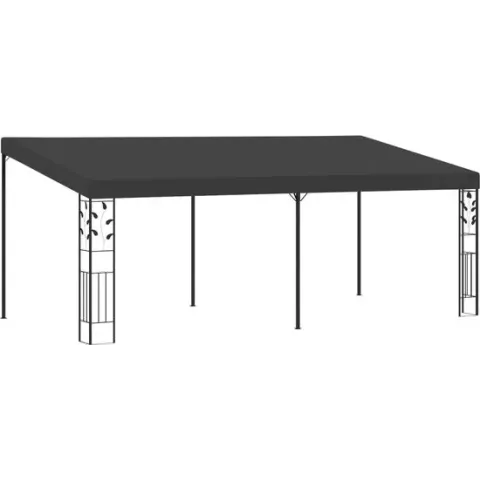 vidaXL Wandprieel 6x3x2,5 m antraciet