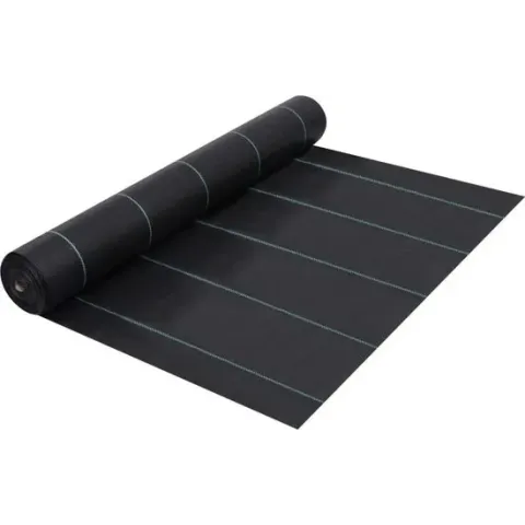 vidaXL Worteldoek 1x10 m PP zwart