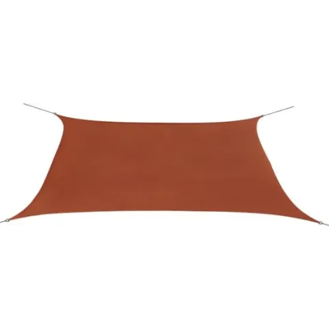 vidaXL Zonnescherm terracotta rechthoekig 2x4 m oxfordtextiel