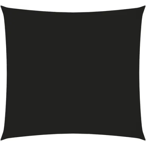vidaXL Zonnescherm vierkant 2x2 m oxford stof zwart