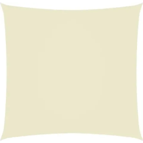 vidaXL Zonnescherm vierkant 7x7 m oxford stof crème
