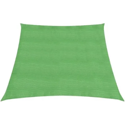 vidaXL Zonnezeil 160 g/m² 3/4x2 m HDPE lichtgroen