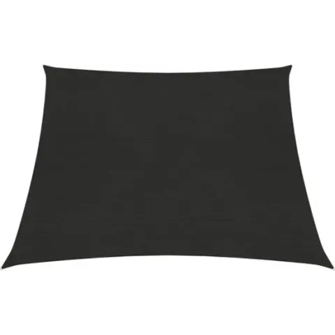 vidaXL Zonnezeil 160 g/m² 4/5x3 m HDPE zwart