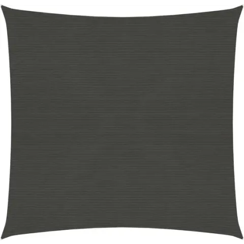 vidaXL Zonnezeil 160 g/m² 4,5x4,5 m HDPE antracietkleurig