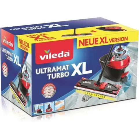 VILEDA ROTERENDE MOP FLAT Ultramat Turbo XL 42CM!