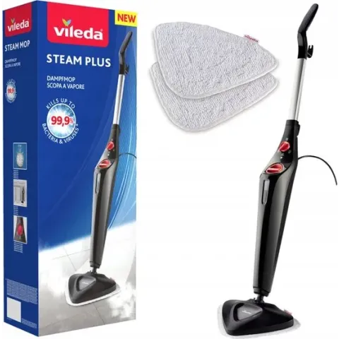 Vileda - Steam Plus 3.0 / elektrische stoommop met 2x microvezel pads