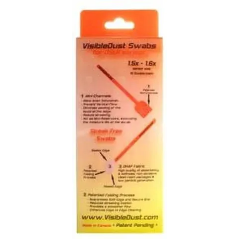 Visible Dust Swabs oranje 1,0x