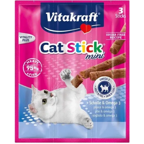 Vitakraft cat-stick mini schol / omega 3 3 st
