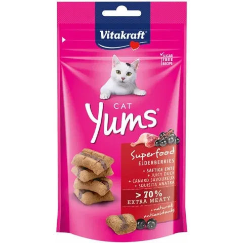 Vitakraft Cat Yums Superfood Vlierbessen 40 gram
