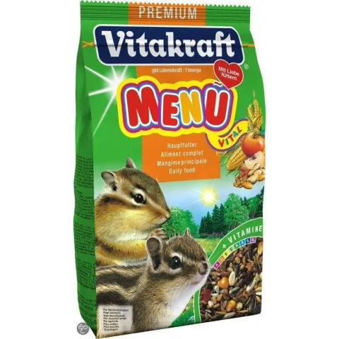 Vitakraft eekhoornvoer premium menu - 600 gram