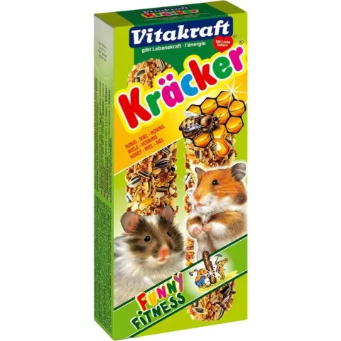 Vitakraft Hamsterkracker - 2 in 1 Honing - Hamstersnack