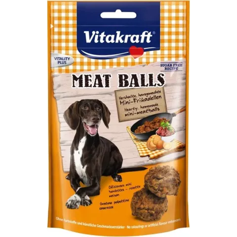 Vitakraft Hondensnack Meatballs 80g